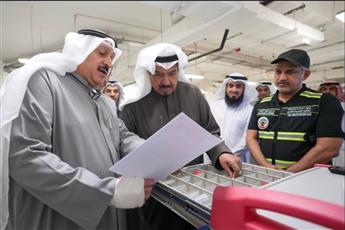 رئيس الوزراء يتفقد ملجأ الطوارئ في مستشفى الجهراء