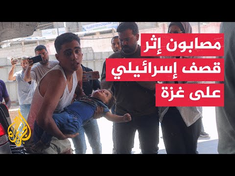 مسيرة إسرائيلية تقصف جباليا البلد وتصيب شخصين