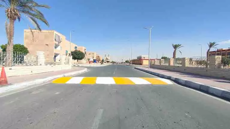 رأس سدر تشهد طفرة تنموية في مجال الطرق والإنارة