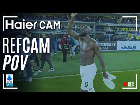 HAIER CAM | REF CAM POV: You Are The Referee in Verona-Napoli