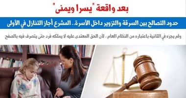 بعد واقعة "يسرا ويمنى".. حدود التصالح بين السرقة والتزوير داخل الأسرة