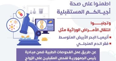 وزارة الصحة تدعو المقبلين على الزواج لإجراء الفحوصات الطبية للأمراض الوراثية
