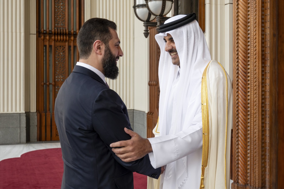 ‫ سمو الأمير والرئيس السوري يستعرضان الأوضاع الإقليمية والدولية