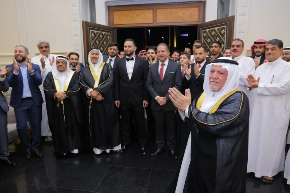 الشوبكي وجرادة يحتفلان بزفاف هيثم