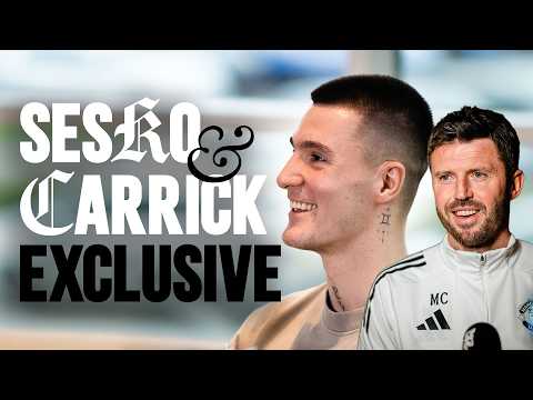 Benjamin Sesko & Michael Carrick DOUBLE Exclusive | Inside Carrington Ep