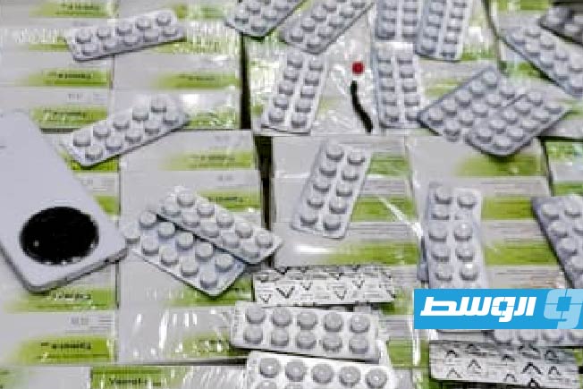 ضبط 44 ألف قرص مخدر في كمين أمني ببنغازي
