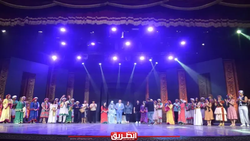 وزيرة الثقافة تشهد انطلاق العرض الغنائي الاستعراضي ”غرام في الكرنك” على مسرح البالون