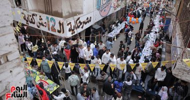 تليفزيون اليوم السابع يرصد أجمل 5 فيديوهات من إفطار المطرية