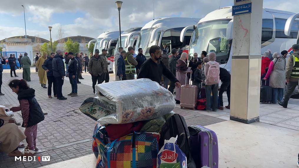 طنجة .. انطلاق عملية عودة المواطنين الذين تم إجلاؤهم بسبب الاضطرابات الجوية التي عرفها إقليم العرائش