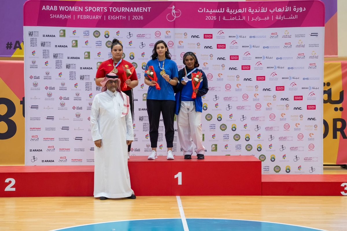 3 ميداليات للاعبات نادي الفتاة في الدورة «العربية»