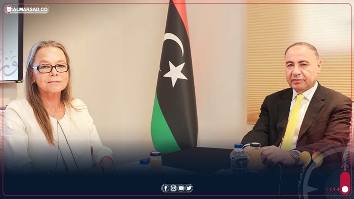 الباعور وريتشاردسون يبحثان تعزيز التعاون بين ليبيا والأمم المتحدة