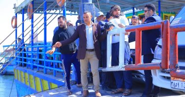 النيابة الإدارية تعاين موقع حادث عبارة الشورانية بالمراغة فى سوهاج