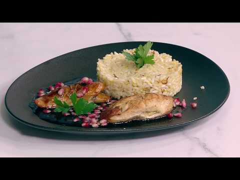 ريزوتو بالدجاج وسلطة الحلوم المشوي والبطيخ (2026-05-12)