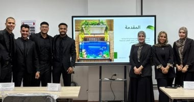 طلاب زراعة جامعة قناة السويس يبتكرون أول نظام "أكوابونيك" ديكوري مستدام
