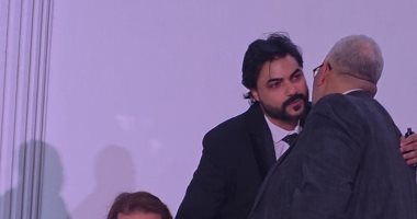 بيومي فؤاد وحسام داغر ومحمود حمدان أول حضور حفل زفاف ابن الفنان محمد رضوان