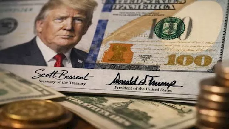 ترامب يعلن أنه يتشرف بوضع توقيعه على ورقة الـ100 دولار