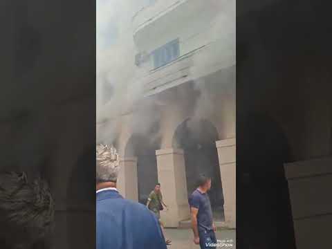 تسرب للغاز بمحل للأكل السريع بحي ليزركاد  وسط مدينة سكيكدة.