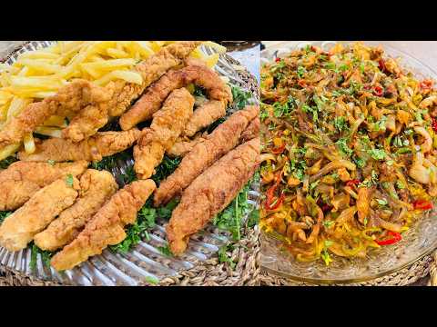 طريقة عمل شاورما الدجاج - ستربس مقلي | البلدي يوكل مع الشيف نونا
