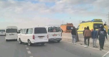 إصابة شخص صدمته سيارة أثناء عبوره للطريق فى الوراق