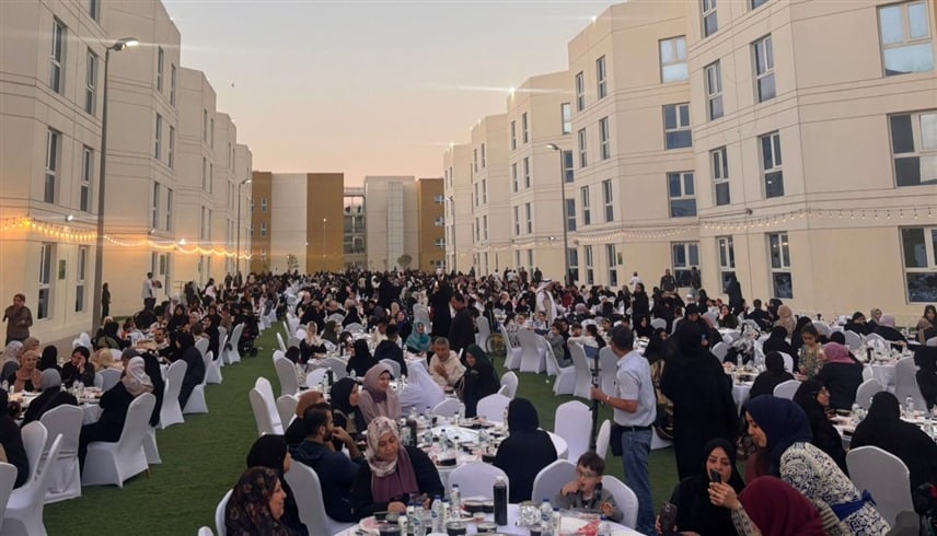 مدينة الإمارات الإنسانية تنظم إفطاراً جماعياً لـ3000 من أبناء غزة