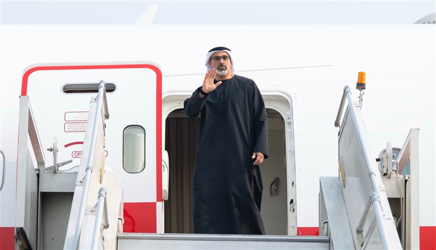 ولي عهد أبوظبي يختتم زيارته إلى جمهورية الهند