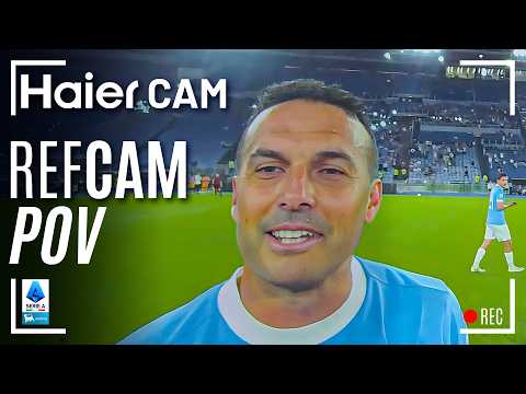 HAIER CAM | REF CAM POV: You Are The Referee in Lazio-Pisa