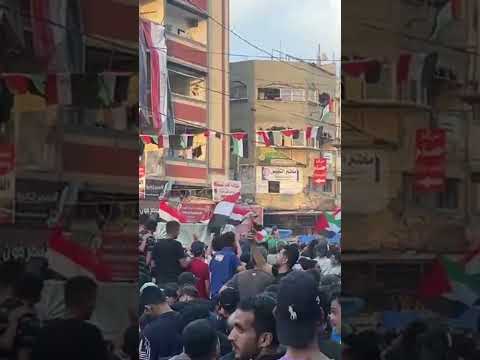فرحة في غزة لحظة صد مصطفى شوبير لضربة الجزاء أمام الأرجنتين