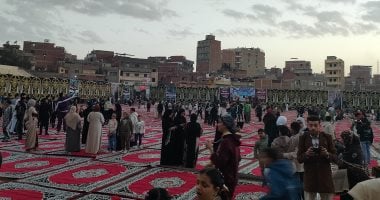 توافد أهالى الغربية على الساحات والمساجد المخصصة لصلاة عيد الفطر فى الغربية