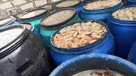 ضبط 3 أطنان مخللات مجهولة المصدر وغير صالحة للاستهلاك بالغربية