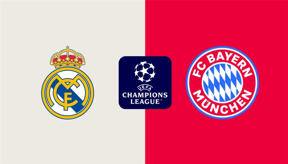 موعد والقناة الناقلة لمباراة ريال مدريد وبايرن ميونخ اليوم في دوري أبطال أوروبا