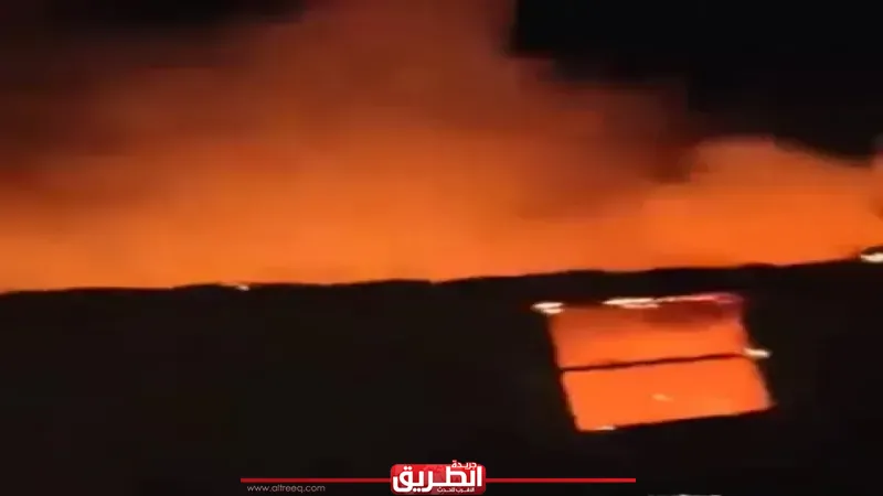 حريق مفاجئ يضرب مزرعة دواجن بأسوان
