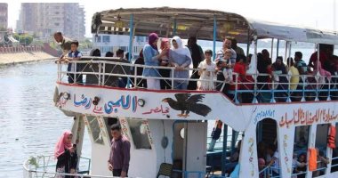 رحلات نيلية وإقبال على الحدائق بدسوق ثانى أيام عيد الأضحى المبارك