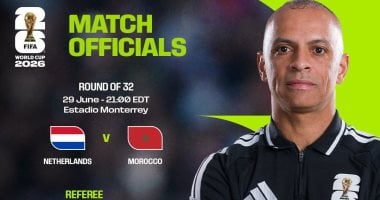 طاقم تحكيم برازيلي لمواجهة المغرب وهولندا في دور الـ32 بكأس العالم