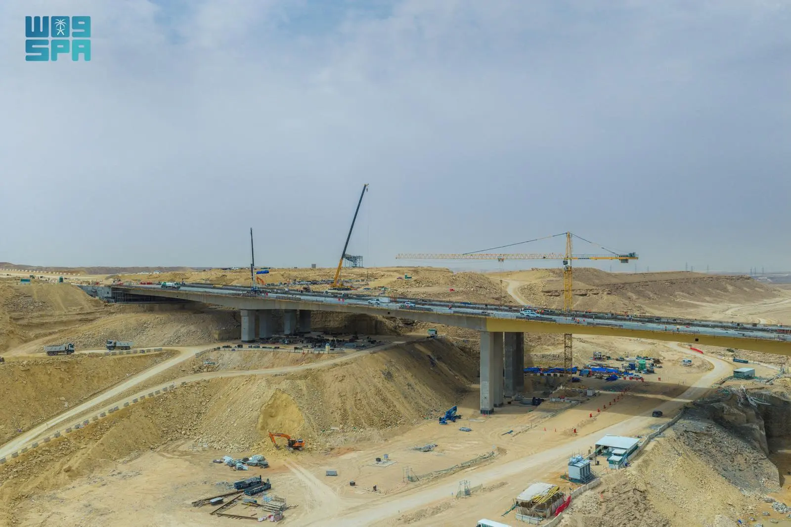 الهيئة الملكية لمدينة الرياض تواصل تنفيذ امتداد طريق الطائف بنسبة إنجاز 65%