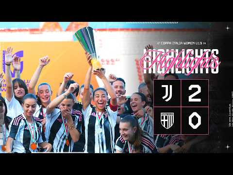 Under 19s lift the trophy 🏆 | Juventus Women 2-0 Parma