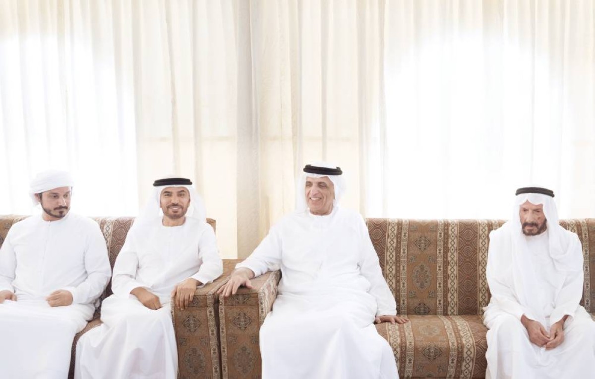 حاكم رأس الخيمة يعزي في وفاة والدة جاسم المسافري » صحيفة نبض الإمارات