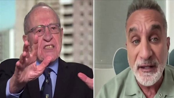اتهامات وتهديد بالملاحقة القضائية.. مواجهة نارية بين باسم يوسف ومحامي إبستين آلان ديرشوفيتز