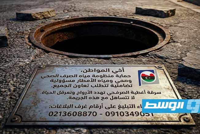 شركة المياه: سرقة 700 غطاء صرف صحي بطرابلس تثير مخاوف على السلامة العامة