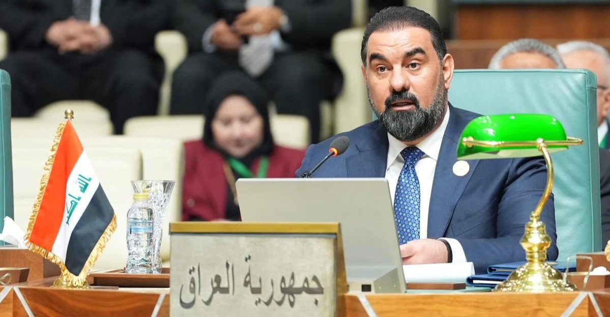 الحلبوسي يحدد موقف بغداد: دعم لاتفاق السلام ورفض للهجمات الإيرانية على العرب
