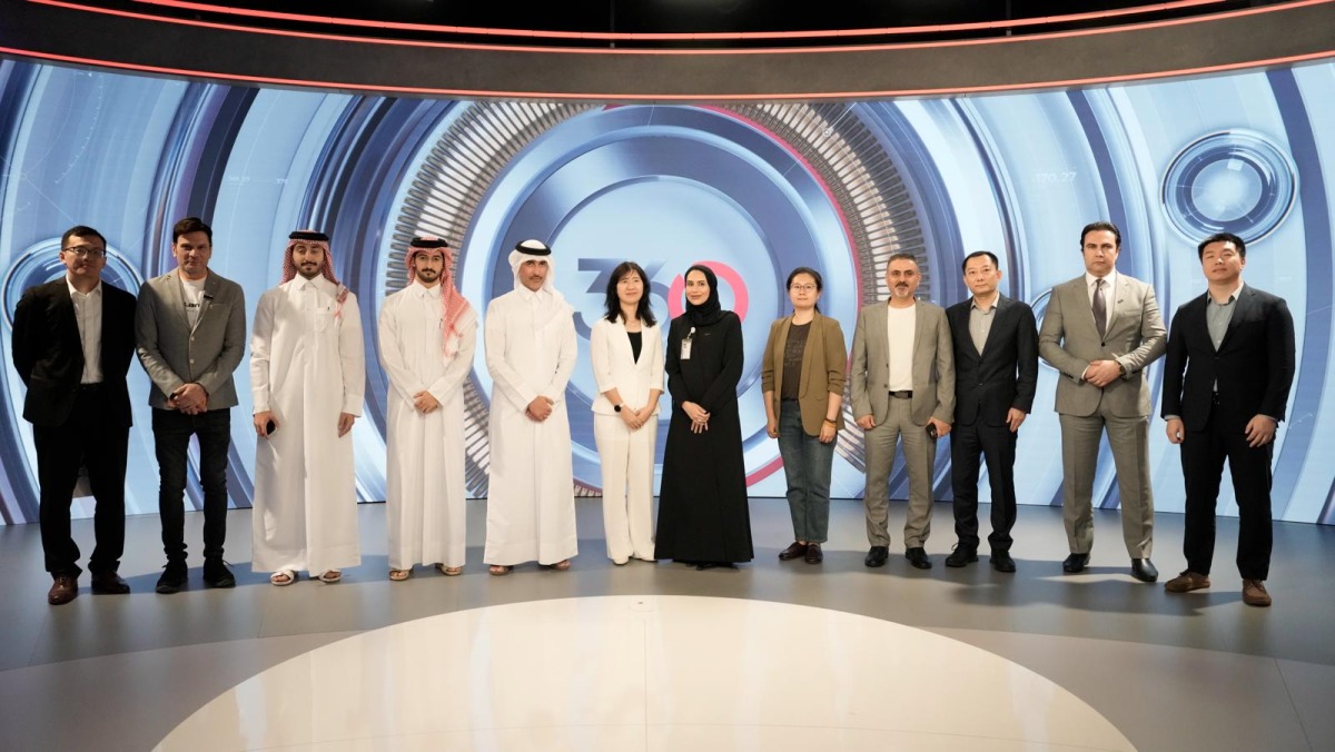 ‫ وفد من مجموعة الصين للإعلام يزور تلفزيون قطر وقناة QBC الاقتصادية