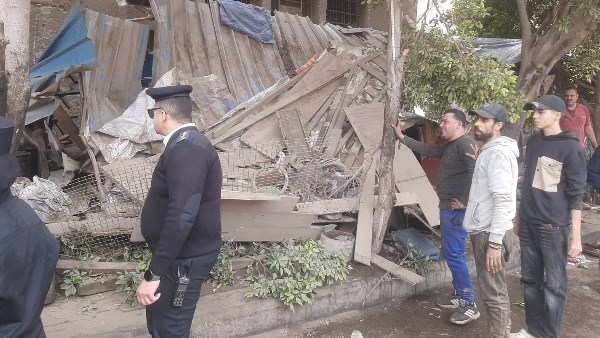 محافظ القليوبية يتابع حملة الإشغالات بشارع 135 بحي شرق شبرا الخيمة