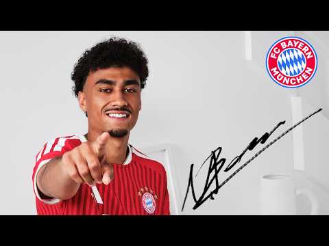 ❤️🤍 Nathaniel Brown: First Day at FC Bayern