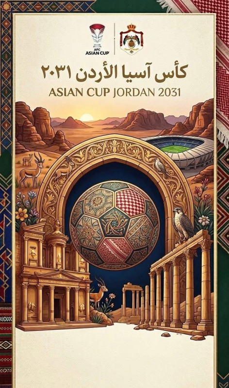 مهندس أردني يطرح رؤية لاستضافة الأردن كأس آسيا 2031 كمشروع وطني تنموي (انفوغراف)