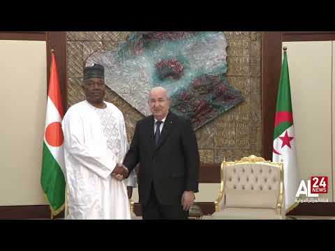 الرئيس الجزائري يجري في هذه الأثناء محادثات على انفراد مع رئيس النيجر