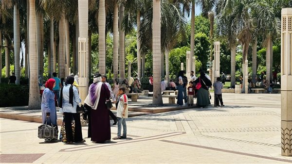 إقبال ضعيف على حديقة الأزهر في آخر أيام إجازة عيد الأضحى (فيديو وصور)