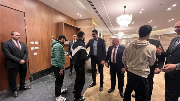 وزير الرياضة يستقبل منتخب المصارعة الرومانية عقب انتهاء بطولة التصنيف العالمي بكرواتيا