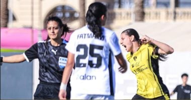 1 في الشوط الأول بنهائى كأس مصر للكرة النسائية