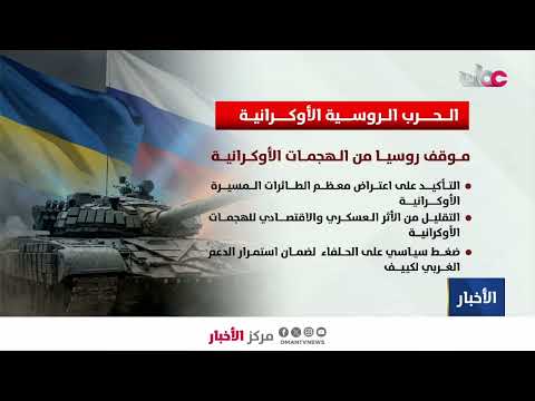 تقرير | تصعيد ميداني وضغوط اقتصادية في الحرب الروسية الأوكرانية.