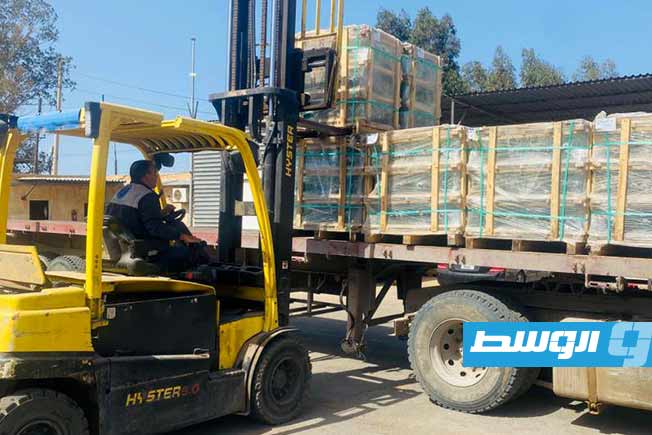 صرف عوازل كهربائية لخط غرب طرابلس