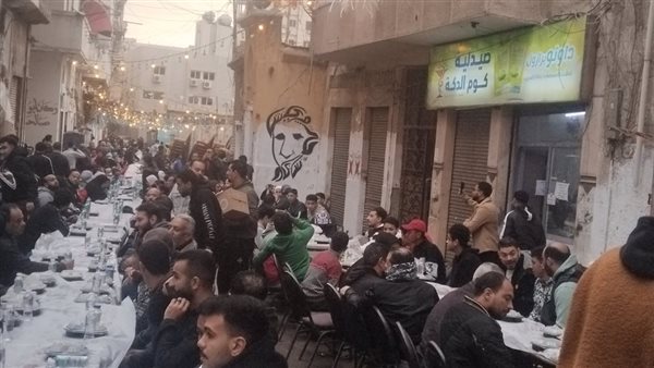 كوم الدكة تتجمل، "مائدة بطعم التاريخ" تجمع 3000 صائم في قلب الإسكندرية
